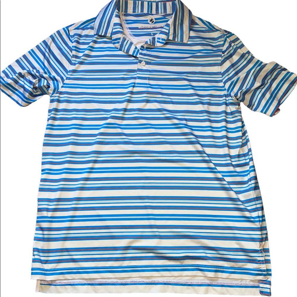 Southern Proper short sleeve polo shirt size large